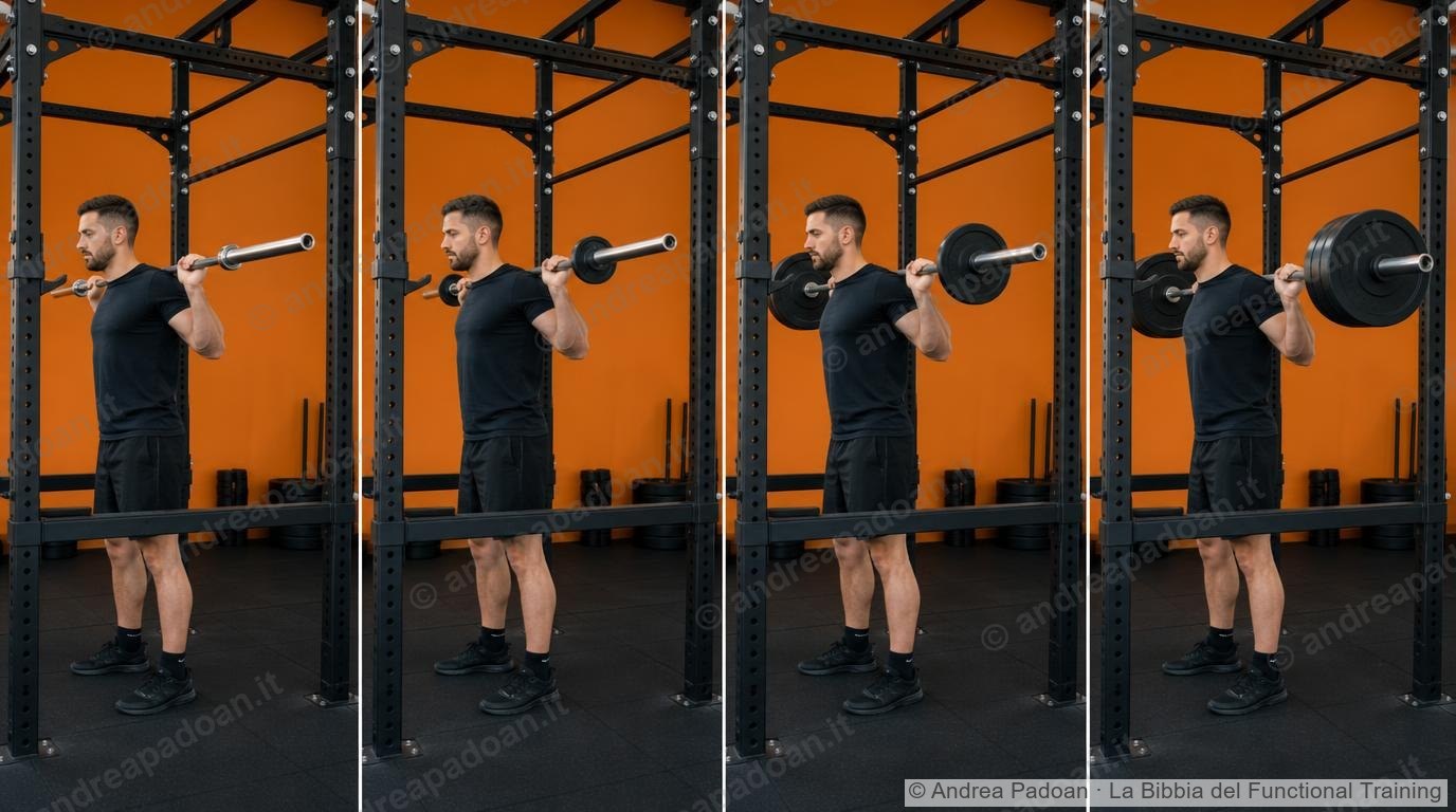 Serie di avvicinamento allo squat